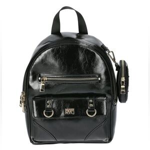 NWT Madden NYC Black Mini Backpack with coin purse